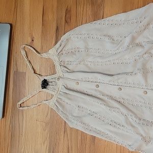 Cream tank top